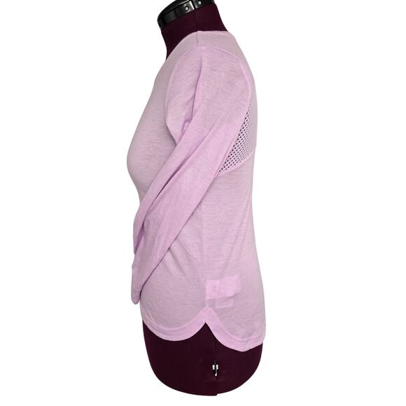 Women's Adidas "Aeroready" Lavender Long Sleeve Athletic Top | Size Small - Picture 2 of 11